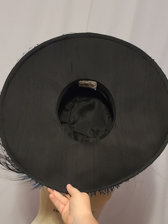 Hat Wide Brim Feather Herbert Johnson 54 St Jame\'s St London Sw Great Britain main image 10